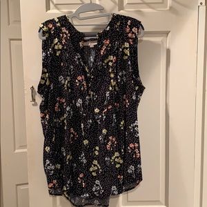 Loft sleeveless blouse